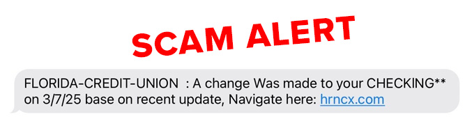 030825 Scam Alert Text Message